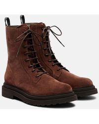 Brunello Cucinelli - Monili Suede Ankle Boots - Lyst