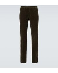 Rubinacci - Cotton Corduroy Straight Pants - Lyst
