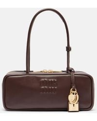 Miu Miu - Beau Leather Shoulder Bag - Lyst