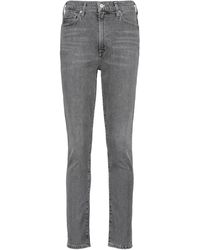 Citizens of Humanity Olivia High-rise Slim Cropped Jeans - Grey