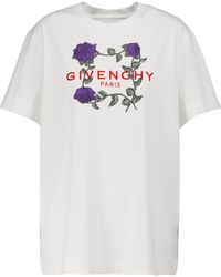 Givenchy Bedrucktes T-Shirt aus Jersey - Weiß