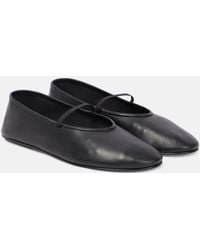 The Row - Leather Ballet Flats - Lyst