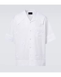 Simone Rocha - Besticktes Hemd Aus Baumwolle - Lyst