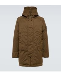 Stone Island - Veste Doudoune Ghost Compass En Laine Vierge - Lyst