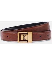 Saint Laurent - "la 66" Thin Belt - Lyst