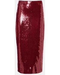 Veronica Beard - Koa Sequined Pencil Skirt - Lyst