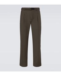Brioni - Pantalon Droit Madeira En Coton, Soie Et Cachemire - Lyst