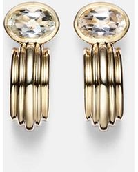 STONE AND STRAND - Pavillion 14Kt Earrings With Topazes - Lyst