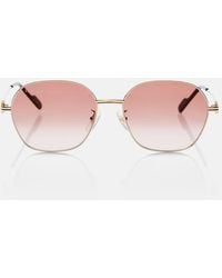Cartier - Premiere De Cartier Oval Sunglasses - Lyst