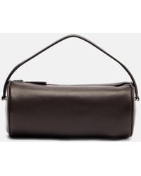 The Row - Round '90S Leather Tote Bag - Lyst