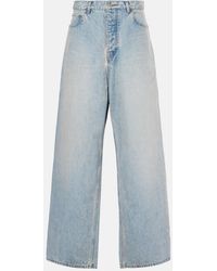 Balenciaga - Mid-Rise Wide-Leg Jeans - Lyst