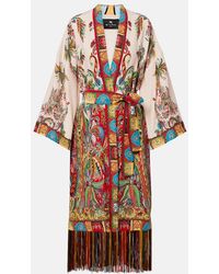 Etro - Paisley Silk Kaftan - Lyst