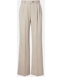 The Row - Virgil Wool Gabardine Straight Pants - Lyst