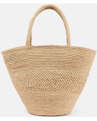 The Row - Emilie Small Raffia Basket Bag - Lyst