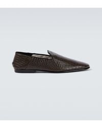 Tom Ford - Steven Croc-Effect Leather Loafers - Lyst