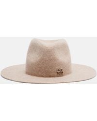 Ruslan Baginskiy - Monogram Wool-Blend Felt Fedora - Lyst
