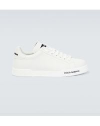 Dolce & Gabbana - Portofino Logo-detail Sneakers - Lyst