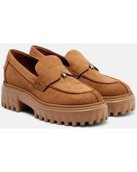 Hogan - H700 Leather Platform Loafers - Lyst