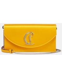 Christian Louboutin - Loubi54 Satin Clutch - Lyst