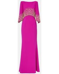 Jenny Packham - Robe Electra Mit Kristallen - Lyst