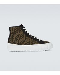 fendi high top trainers