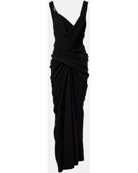 Rick Owens - Strutter Gathered Maxi Dress - Lyst