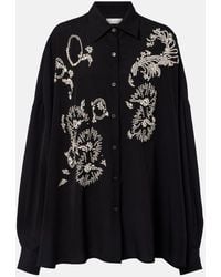 Dries Van Noten - Oversized Embellished Shirt - Lyst