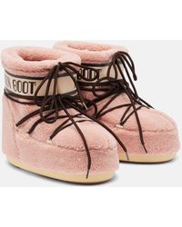 Moon Boot - Icon Fleece Ankle Boots - Lyst