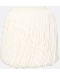Alaïa - Fringes Skirt - Lyst