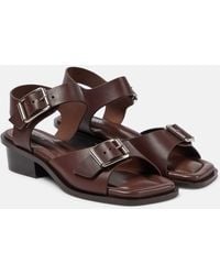 Lemaire - Leather Sandals - Lyst