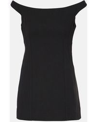 TOTEME - Off-Shoulder Fitted Knit Top - Lyst