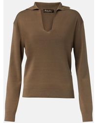 Loro Piana - Polo Siena De Seda Y Algodon - Lyst