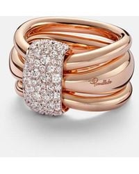Pomellato - Together 18Kt Rose Ring With Diamonds - Lyst
