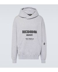 Dolce & Gabbana - Sweat-shirt en coton a logo - Lyst