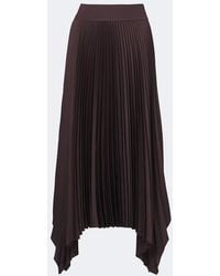 JOSEPH - Ade Asymmetric Plisse Midi Skirt - Lyst