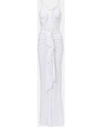 Christopher Esber - Vestido Largo Salacia De Jersey Drapeado - Lyst