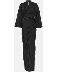 Rick Owens - Satin Wrap Gown - Lyst
