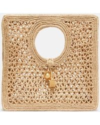 Jacquemus - Tote Bag Spiaggia Small Aus Raffiabast - Lyst