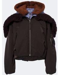 Loewe - Gingham Hooded Layered Technical Jacket - Lyst