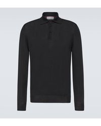 Brunello Cucinelli - Wool And Cashmere Polo Sweater - Lyst
