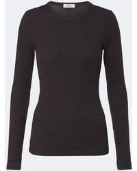 Agolde - Delphi Ribbed-Knit Top - Lyst