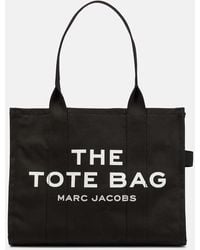 Marc Jacobs - La gran bolsa lona negra - Lyst