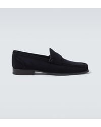 Magnanni - Suede Loafers - Lyst
