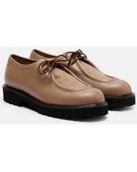 Max Mara - Track Leather Loafers - Lyst