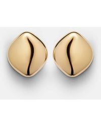 Jennifer Fisher - Ohrringe Puffy Cushion, 10Kt Vergoldet - Lyst