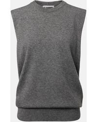 Jil Sander - Cashmere Sweater Vest - Lyst