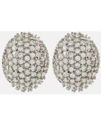 Jennifer Behr - Pendientes Tinsel Adornados Con Cristales - Lyst