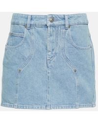 Isabel Marant - Vesna Denim Miniskirt - Lyst