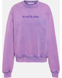 Acne Studios - Logo Cotton Jersey Sweatshirt - Lyst