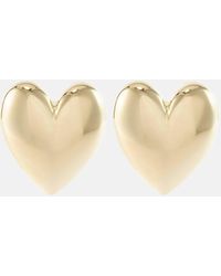 Jennifer Fisher - Puffy Heart Small 14kt Gold-plated Earrings - Lyst